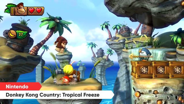 Donkey Kong Country Tropical Freeze coming to Nintendo Switch смотреть онлайн
