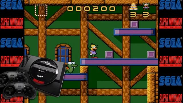 А помнишь мы играли "Krusty's super fun house" 1992 г. (SEGA, SNES) смотреть онлайн