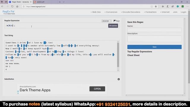 Regular Expression in Natural Language Processing смотреть онлайн
