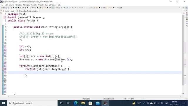 2D Array in java . Scanner Class in java. User input in java. смотреть онлайн