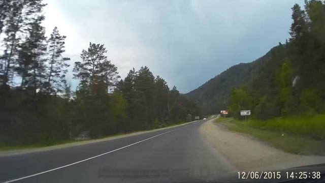 Горный Алтай 2015. Пересекаем Катунь, подъезжая к Камлаку. 12.06.2015 смотреть онлайн