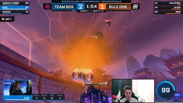 ОНИ РЕАЛЬНО ИГРАЛИ 2х2 НА RLCS? 7 МИНУТ ПОТНЕЙШЕГО ОВЕРТАЙМА! | Смотрим BDS Vs RULE 1 | Рокет Лига