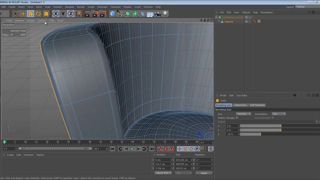 Моделирование мебели в Cinema 4D часть 4а смотреть онлайн