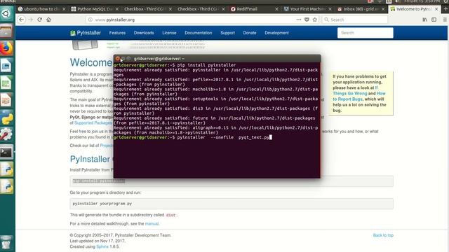 How to convert Python GUI Script to executable application смотреть онлайн