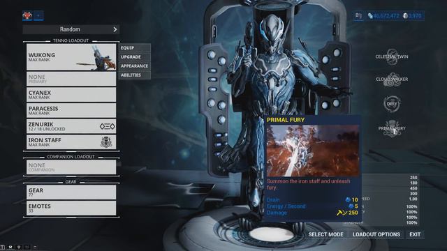 The Wukong Rework, Augment Stats while modding & fixes(Warframe) смотреть онлайн