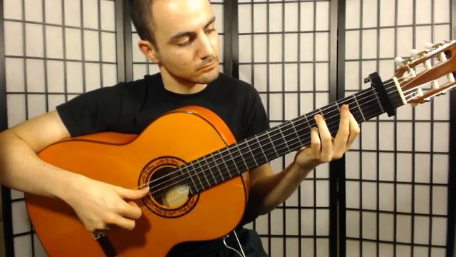 Vicente Amigo --- Roma (Guitar tutorial) (older version) смотреть онлайн