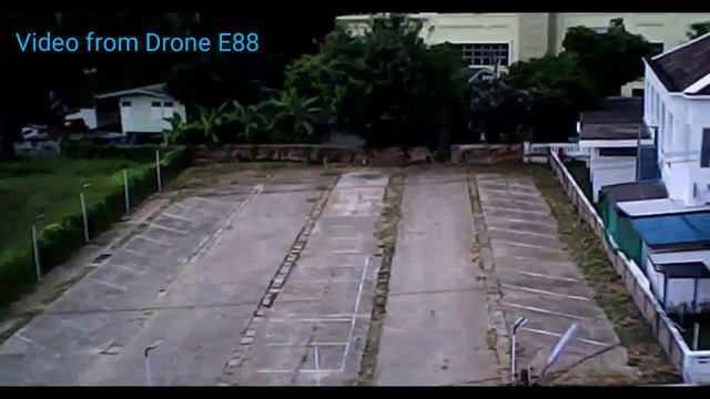 Test Camera drone E88. mini drone E88 720p camera. смотреть онлайн