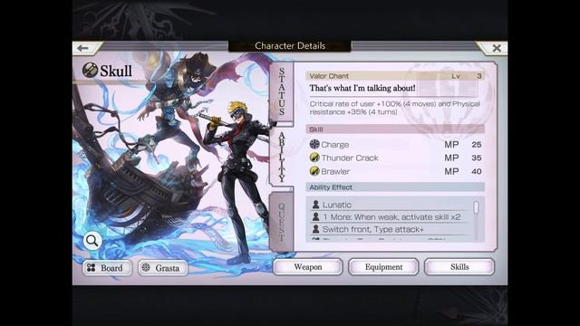 Another Eden Global 2.5.200 Skull WITH Personal Grasta/Weapon 5* Review, Skills And Gameplay! смотреть онлайн