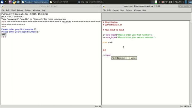 Programming on Linux - Python raw input vs input смотреть онлайн