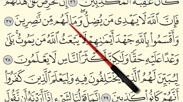 MENGAJI AL-QURAN JUZ 14 : SURAH AL-NAHL (AYAT 35 - 42) / MUKA SURAT 271 смотреть онлайн