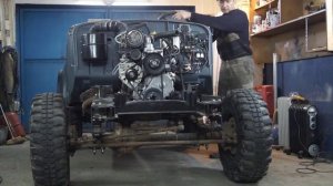 ЭУР РАВ 4 на ГАЗ 69