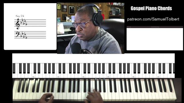 Gospel Piano Chords - Viewer Request - How To Play Congregational Songs in Db смотреть онлайн