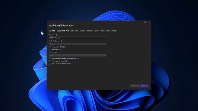 7 Minimal API в ASP.NET, создание проекта с Minimal API в Visual Studio смотреть онлайн