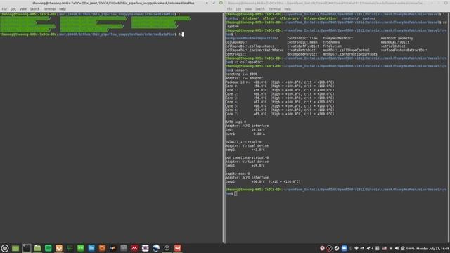 OpenFOAM Intermediate - 83 git merge demonstration смотреть онлайн