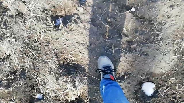 Яма под столб. Рыть зимой можно, но сложно. смотреть онлайн