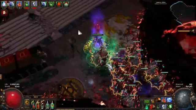 PoE 3.10 - Sirus AL 8 - Life based Necro Spectres (Redemption Sentry) смотреть онлайн
