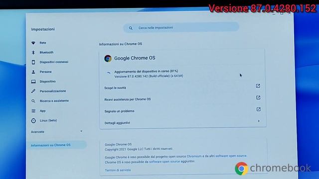 Google Chrome OS - 87.0.4280.152 (Build ufficial) (64 bit) смотреть онлайн