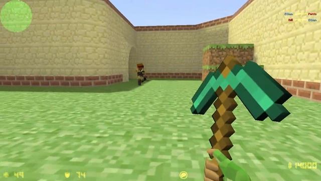 Counter-Strike 1.6 Minecraft Edition смотреть онлайн