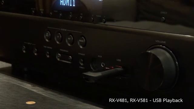 Manual RX V481 RX V581 USB Playback смотреть онлайн