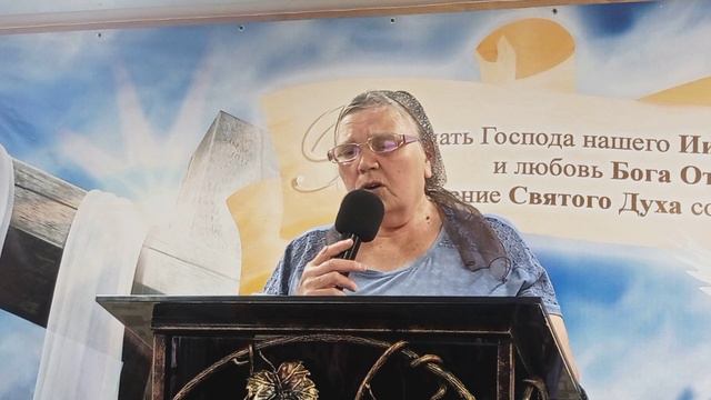 Сестра Валентина Адамовна - песня "Христос придёт на землю к нам опять" (2023.07.02) смотреть онлайн