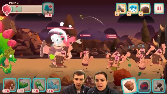Летучие ТРОГЛОДИТЫ летят на БолтушкУ и ПРоХоДиМЦа #462 ИГРА - Dino Bash смотреть онлайн