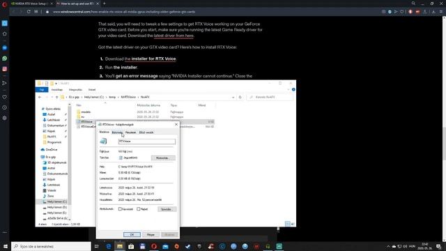 RTX Voice - Zajszűrő beállitás смотреть онлайн
