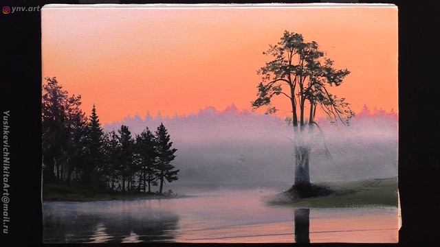 How to Paint a Summer Landscape / Oil Painting / Satisfying Art / Летний пейзаж. Живопись маслом. смотреть онлайн
