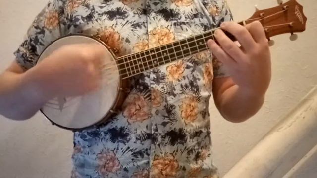 Leaning On A Lamppost. Played in C, on a uke tuned in D.... смотреть онлайн
