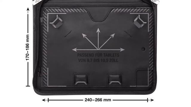 Organizer für das Tablet - WEDO Tablet Organizer Elegance DIN A5 mit Universalhalterung смотреть онлайн