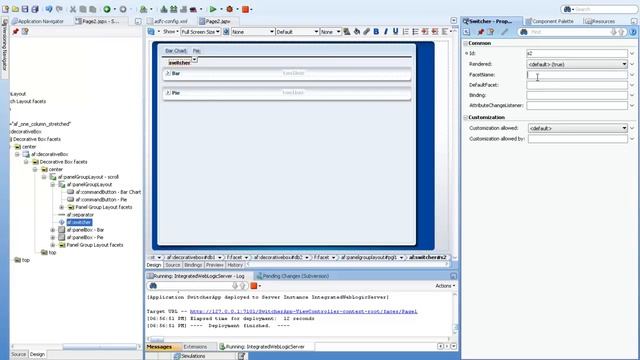Using af:switcher component in Oracle ADF Faces смотреть онлайн
