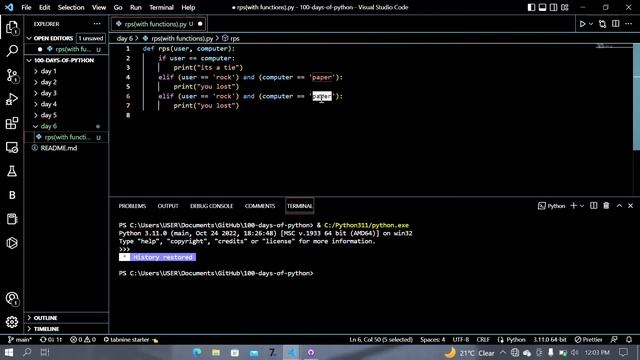 Python Functions| Day 6 | 100 days of Python смотреть онлайн