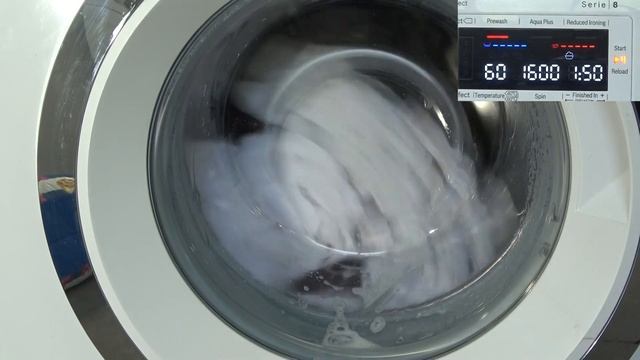 Review of Bosch Serie 8 9kg 1600 spin washing machine смотреть онлайн