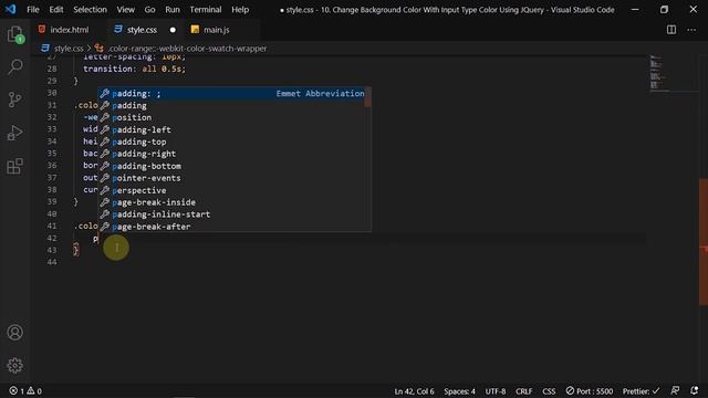 Create a Background Color Changer With Input Type Color Using Jquery | DesignTorch смотреть онлайн