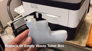 "Check Waste Toner Box" Error - Kyocera 2100 - How To Replace Waste Toner Box On Kyocera FS-2100DN