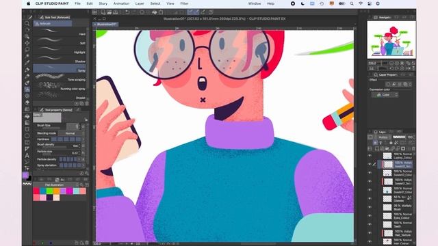 Shading with textures using default brushes! | JudithzzYuko смотреть онлайн