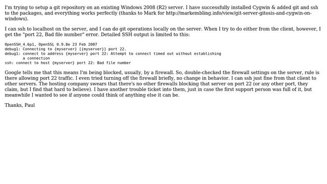 DevOps & SysAdmins: Cygwin, ssh, and git on Windows Server 2008 (2 Solutions!!) смотреть онлайн