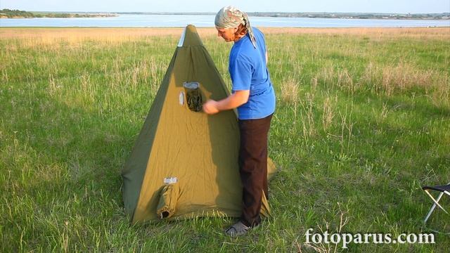 Фотопалатка №2 для фотоохоты типа вигвам смотреть онлайн