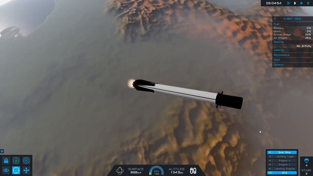 SimpleRockets 2: Another Falcon 9 Testing Session смотреть онлайн
