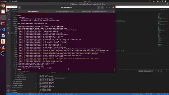 ESP32-CAM in ROS (RTSP video streaming) смотреть онлайн