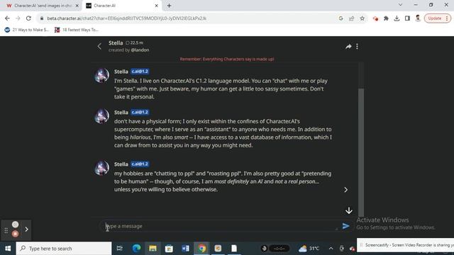 How To Send Pictures On Character AI (Best Method)