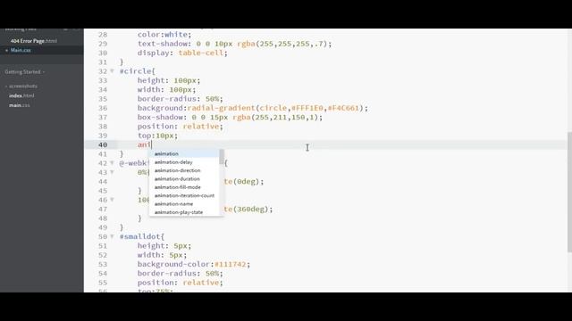 404 Error Page | CSS Tutorial смотреть онлайн