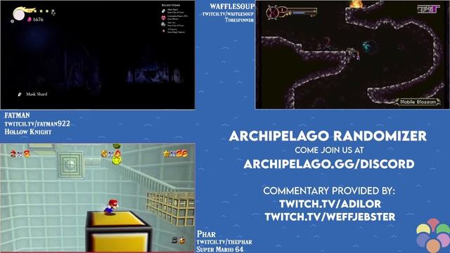 Archipelago Showcase - 24 July 2022 (Hollow Knight, Timespinner, and Super Mario 64) смотреть онлайн