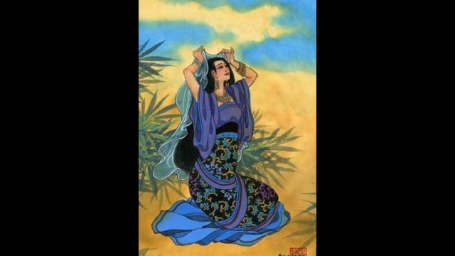 Caroline Young. Картины на шелке.