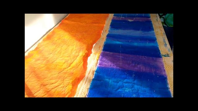 Técnica de estamparia manual: Batik a frio colorido. смотреть онлайн