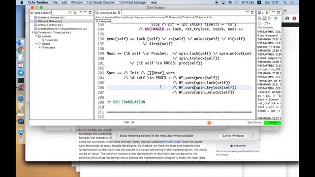 TFTDS 10. TLA+ смотреть онлайн