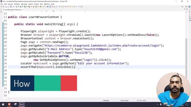 Playwright Java Tutorial ? | How To Create Multiple Browser Contexts | Part IX | LambdaTest смотреть онлайн