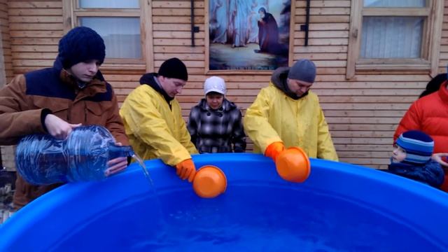 Кожухово Храм Январь Крещение2015 смотреть онлайн