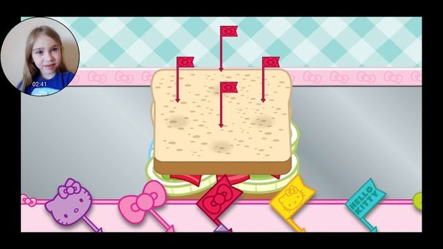 Fun Cooking Hello Kitty Lunchbox - Kids Learn to Prepare Food - Play Fun Kitchen Game смотреть онлайн