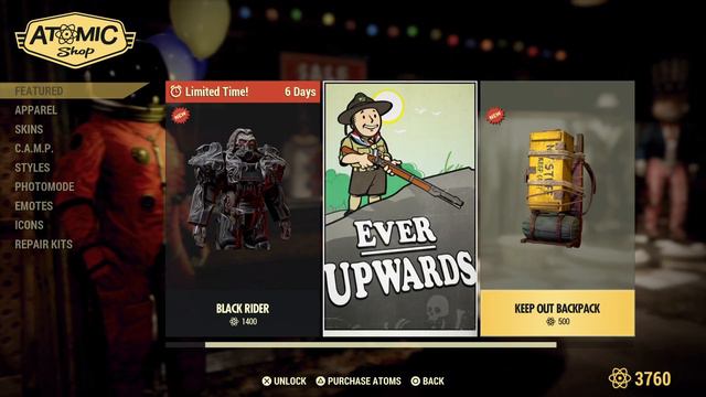 Fallout 76 - New Atomic Shop 07MAY2019 смотреть онлайн