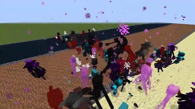 WITHER Vs WARDEN Vs ENDER DRAGON In Minecraft Mob Battle